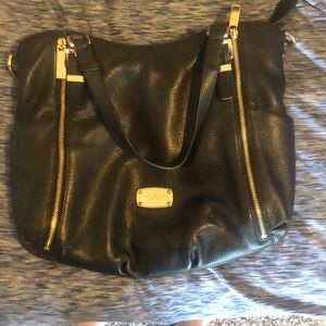 Michael Kors... black leather purse. Lightly used